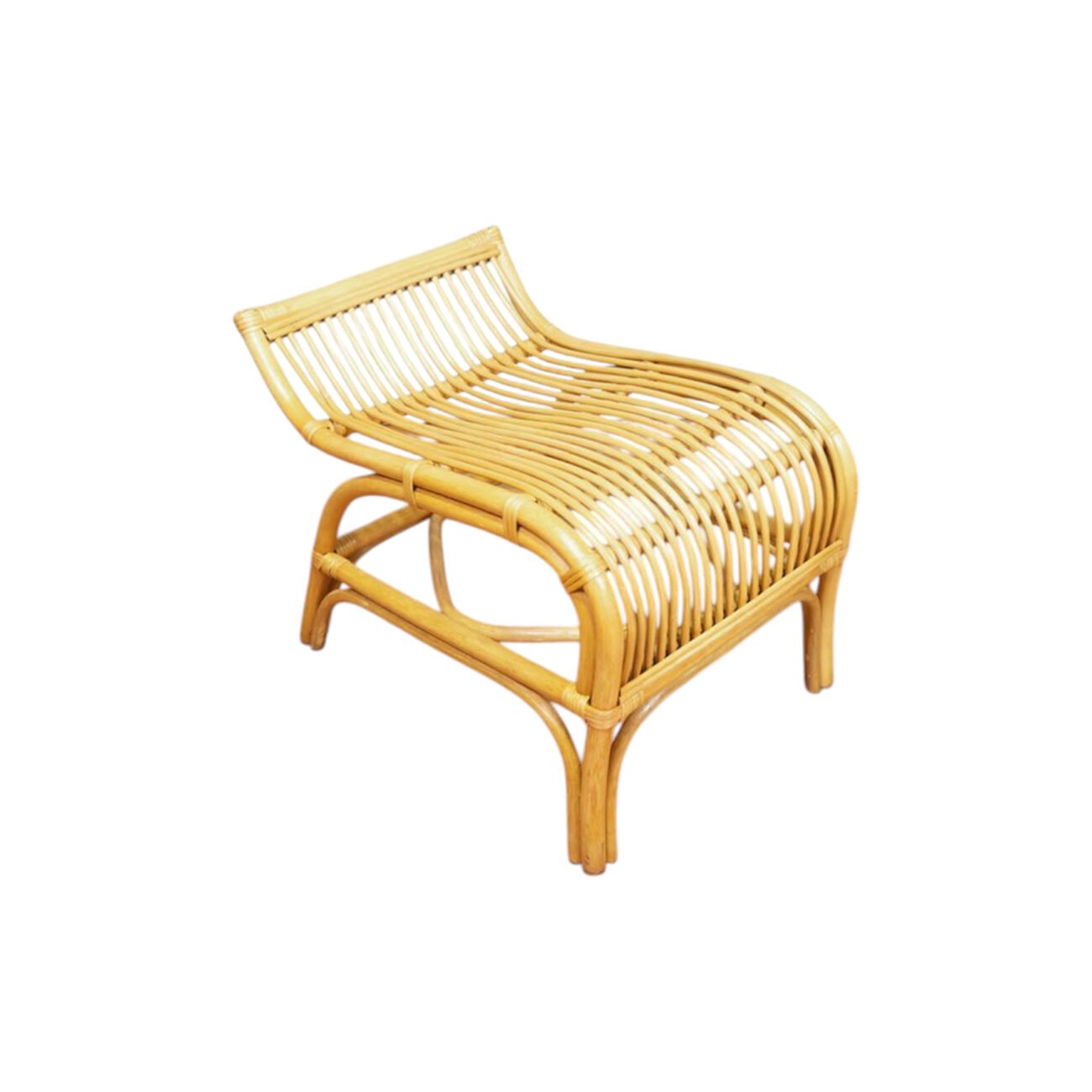 Serena Rattan Footstool