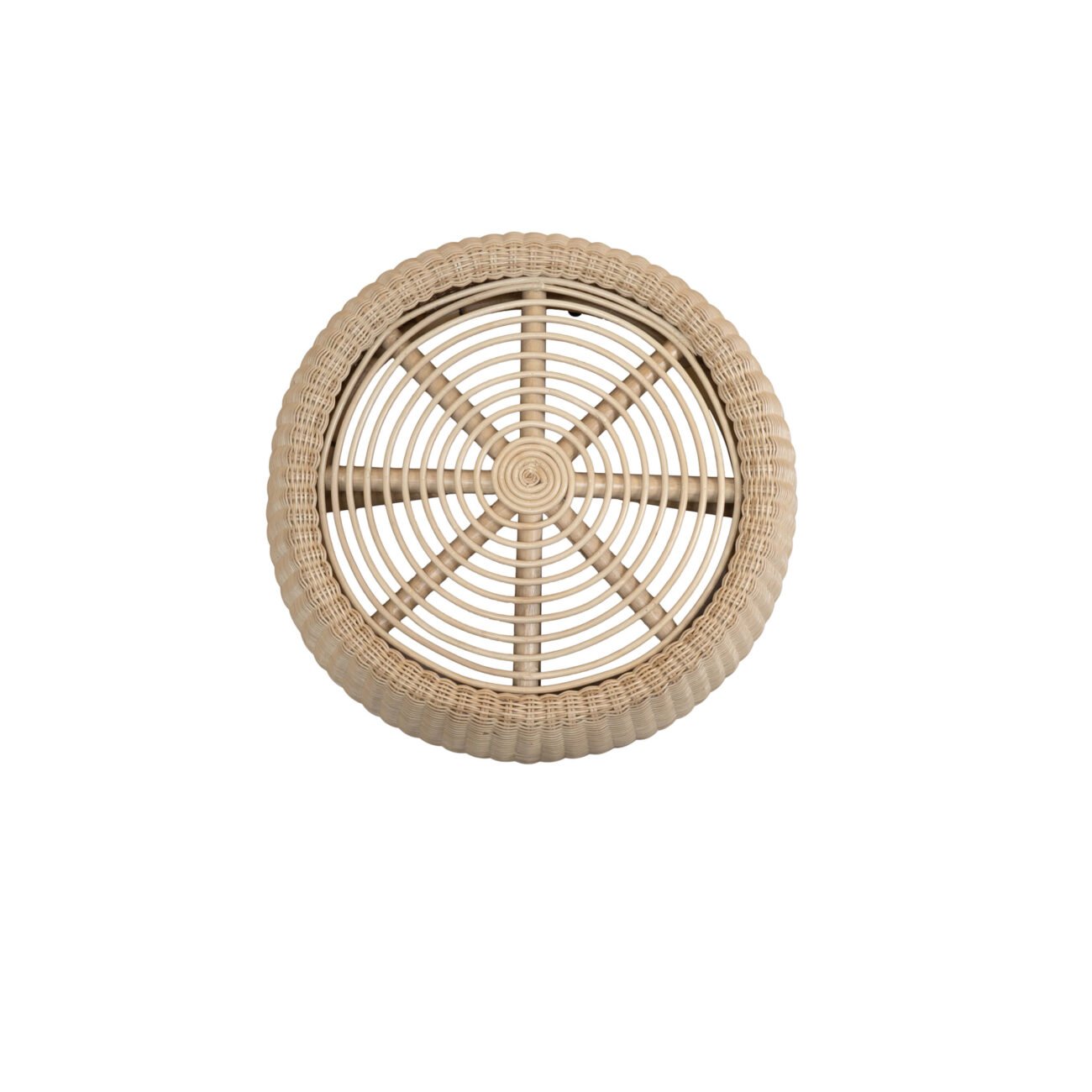 Twist Rattan Side Table - Image 2