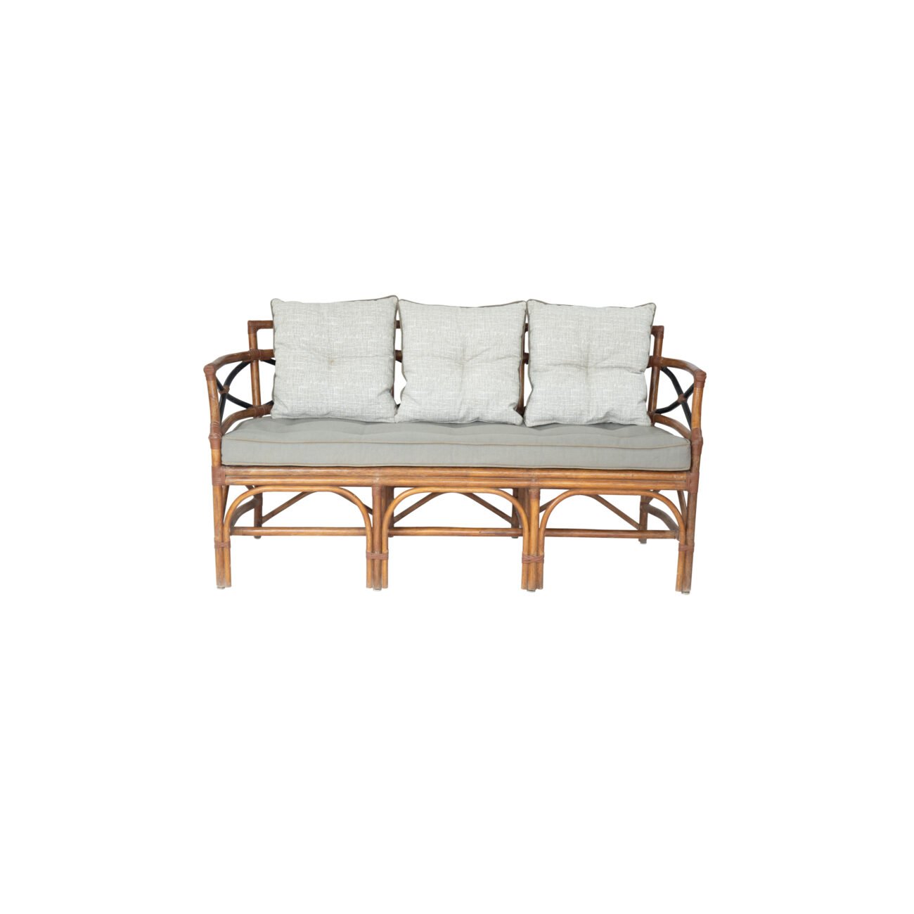 Vineyard 3-Seater Rattan Sofa - Image 2
