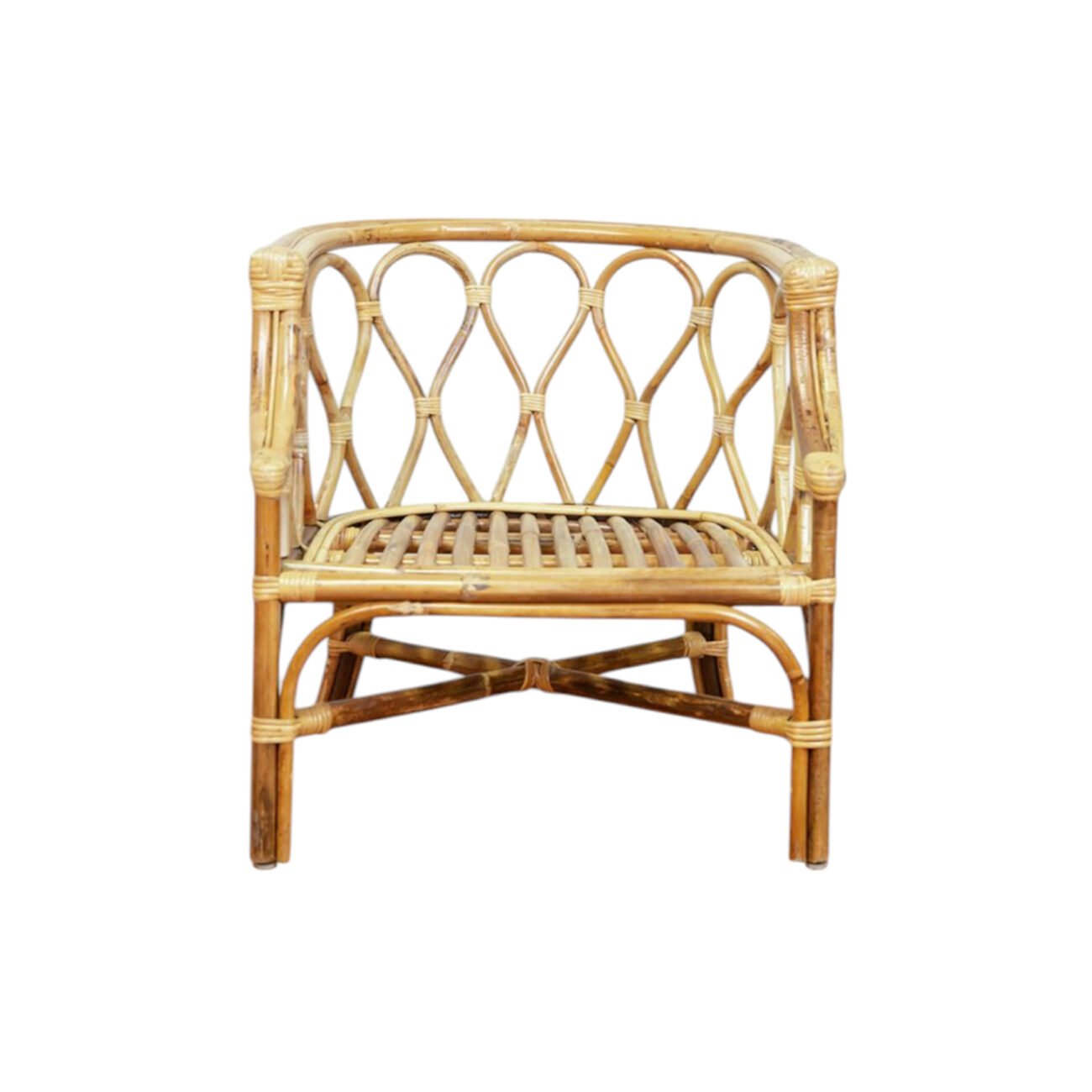 Heritage Loop Rattan Armchair - Image 2