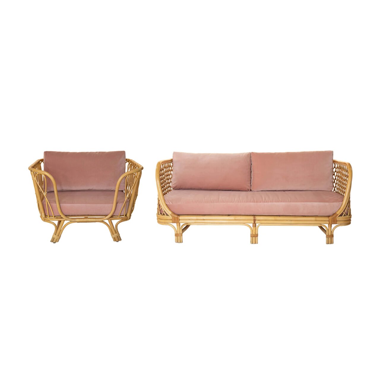 Raffi Rattan Lounge Set - Image 2