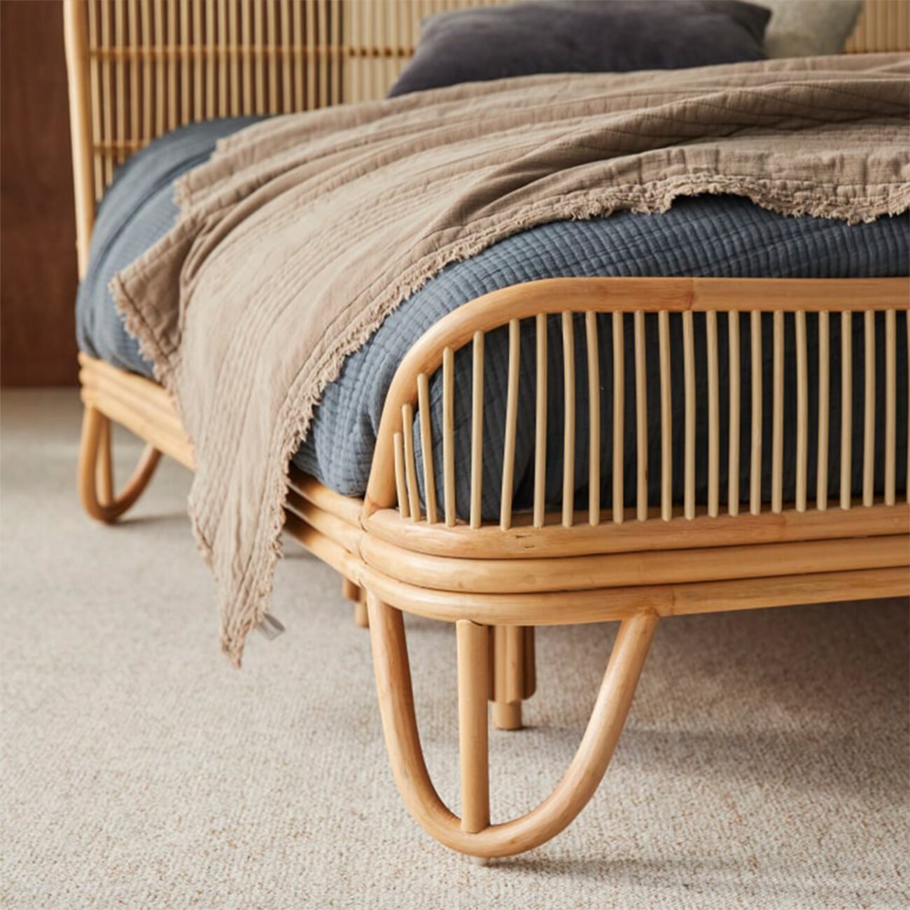 Liora Rattan Bed - Image 3