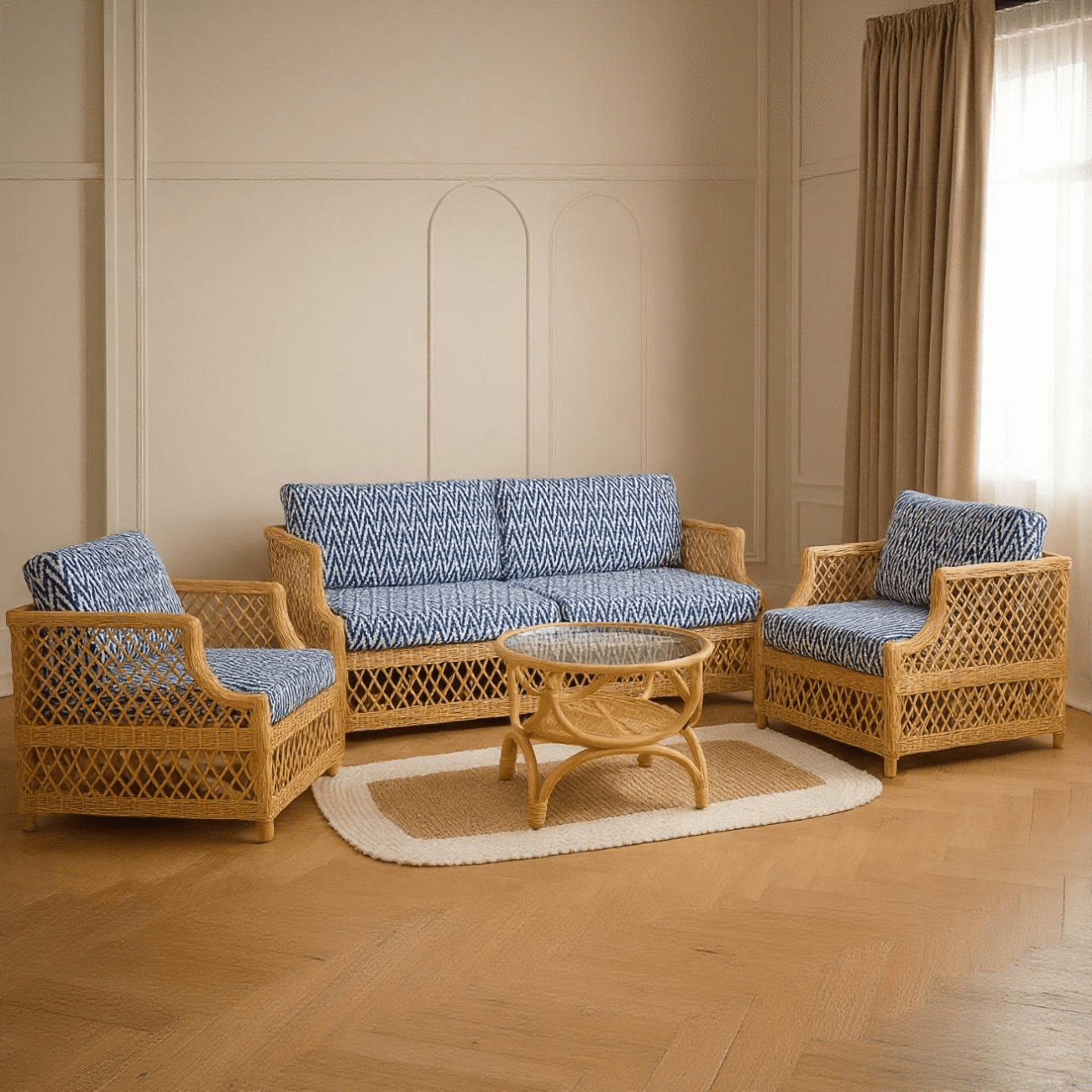Zaya Grid Lounge Set